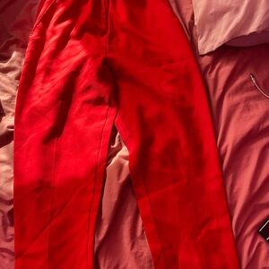 Vibrant Red Pants
